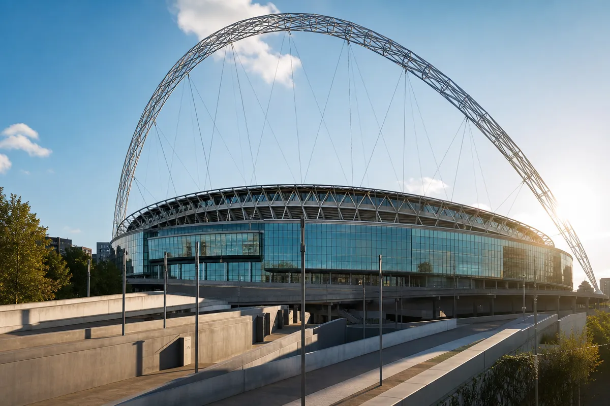 Hvilket fodboldhold har hjemmebane på Wembley Stadium?